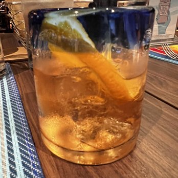 Norwegian Encore - Tequila Old Fashioned in Los Lobos - Travel Services Near Me