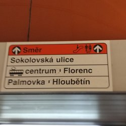 Metro Křižíkova - Metro Křižíkova, Prague