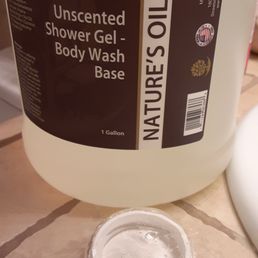 Thick, unpourable gel.