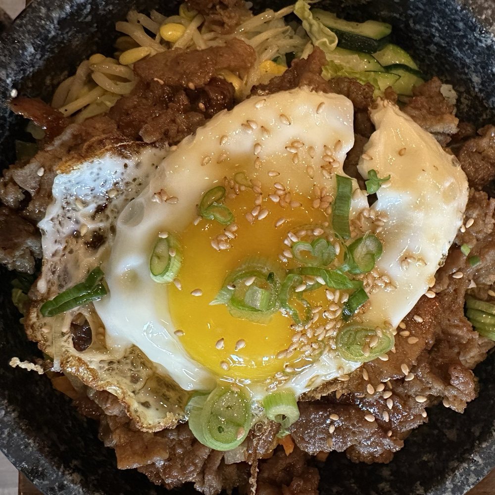 Izzi Korean Kitchen - Hot stone HOT STONE BIBIMBAP - Korean Near Me - Orlando, Florida Izzi Korean Kitchen - Hot stone HOT STONE BIBIMBAP - Korean Near Me - Orlando, Florida