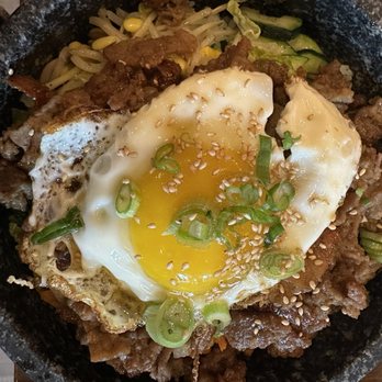 Izzi Korean Kitchen - Hot stone HOT STONE BIBIMBAP - Korean Near Me - Orlando, Florida Izzi Korean Kitchen - Hot stone HOT STONE BIBIMBAP - Korean Near Me - Orlando, Florida