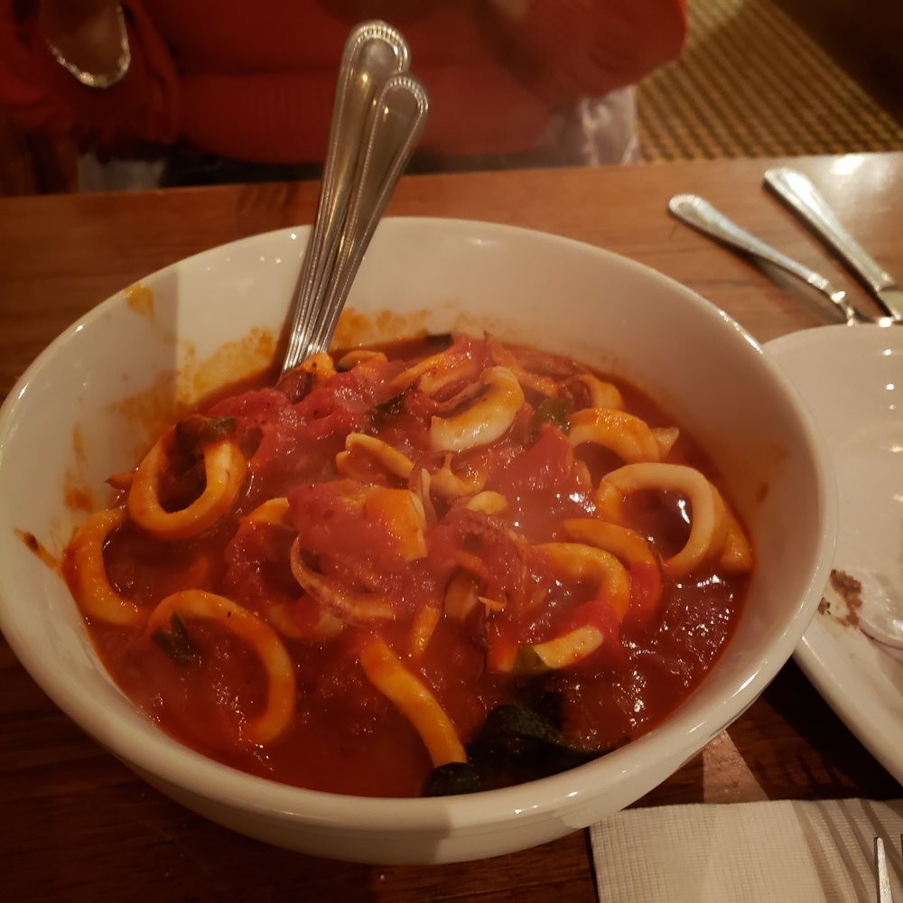 Dinamo - Calamari Napolenta w/Squid Ink Fettucine - Seafood Near Me - Richmond, Virginia