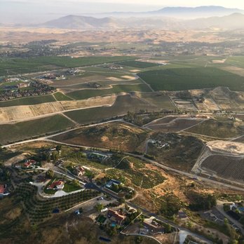 Sunrise Balloons - View from above - Hot Air Balloons Near Me - Temecula, California