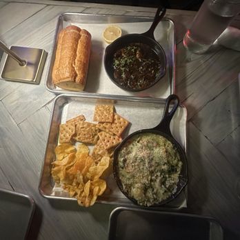 Lucky 8 - barbecued shrimp, collard and artichoke dip - Sandwiches Near Me - Sarasota, Florida Lucky 8 - barbecued shrimp, collard and artichoke dip - Sandwiches Near Me - Sarasota, Florida
