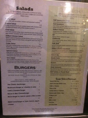Menu photo 3 M & M Restaurant & Lounge Gresham, OR