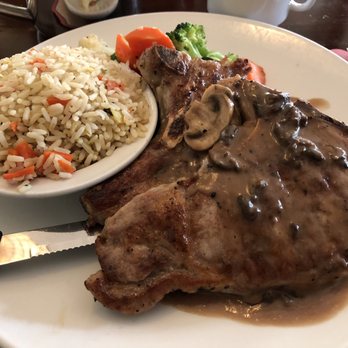 Uncle Joes Family Restaurant - Pork chop with mushroom sauce - Breakfast & Brunch Near Me - Markham, Ontario