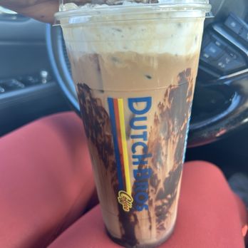 Dutch Bros Coffee - Iced Cookie Dough Mocha - Juice Bars & Smoothies Near Me - Webster, Texas Dutch Bros Coffee - Iced Cookie Dough Mocha - Juice Bars & Smoothies Near Me - Webster, Texas
