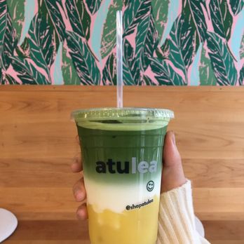Atulea - Pineapple matcha latte - Bubble Tea Near Me - Seattle, Washington Atulea - Pineapple matcha latte - Bubble Tea Near Me - Seattle, Washington