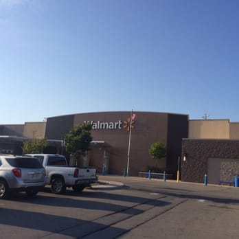 Walmart Supercenter - parking lot with cars - Grocery Near Me - Green Bay, Wisconsin