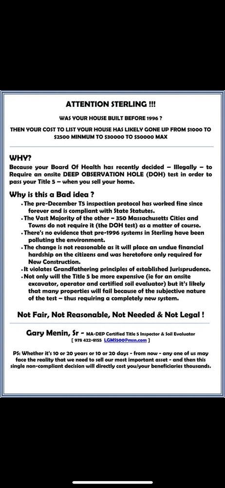 Slide of Favreau L R Septic Service