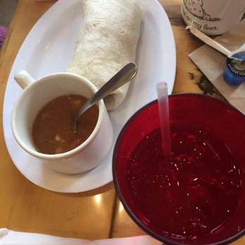Java Lava Cafe - Breakfast burrito s green chili.  Delilah! - Coffee & Tea Near Me - Granby, Colorado