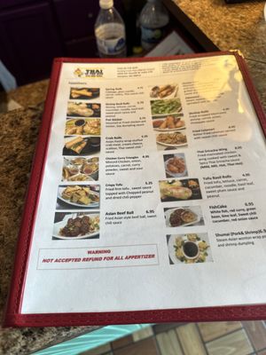Menu photo 1 Thai in the Box Restaurant Conyers, GA Menu photo 1 Thai in the Box Restaurant Conyers, GA
