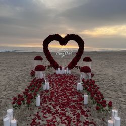 Beautiful setup at the beach