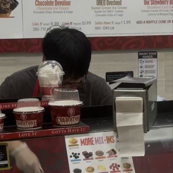 Cold Stone Creamery - Monrovia - He was locked in fr. - Ice Cream & Frozen Yogurt Near Me - Monrovia, California
