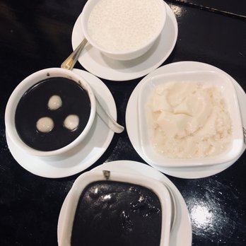 Cafe O'Dessert - Sesame and bean curd; sesame and rice balls; mamachacha - Desserts Near Me - Seattle, Washington Cafe O'Dessert - Sesame and bean curd; sesame and rice balls; mamachacha - Desserts Near Me - Seattle, Washington