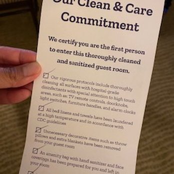Bahia Resort Hotel - Room cleaned in compliance with Covid19 Rules - San Diego, CA