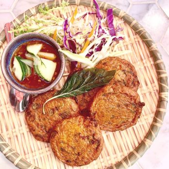 Fern Thai on Main - Fish Cake!!! Follow me on Instagram: kee.bites - Thai Near Me - Bellevue, Washington