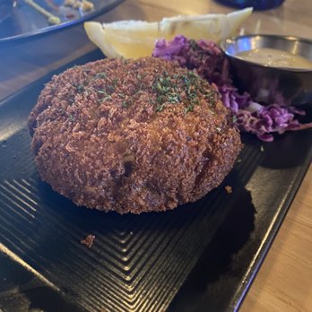 Avo - Crab cake, was told it was extremely tasty. - Cocktail Bars Near Me - Rocky River, Ohio Avo - Crab cake, was told it was extremely tasty. - Cocktail Bars Near Me - Rocky River, Ohio
