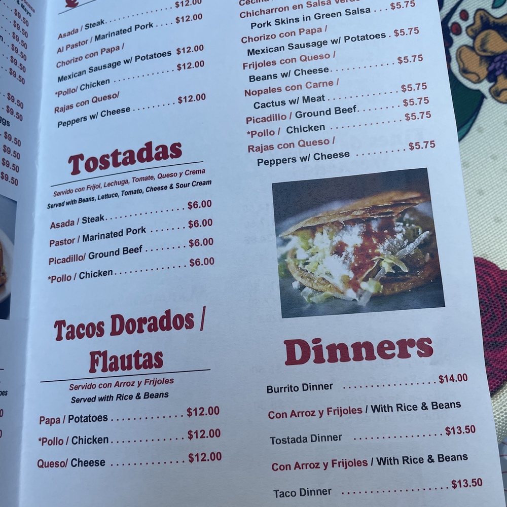 Menu Menu