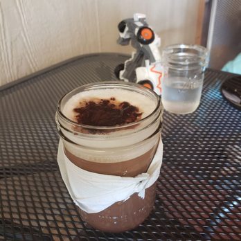 Deltina Coffee Roasters - Mocha with my sons Transformer in the background. - Coffee & Tea Near Me - Oceano, California Deltina Coffee Roasters - Mocha with my sons Transformer in the background. - Coffee & Tea Near Me - Oceano, California