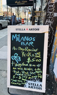 Menu photo 4 Milano's Bar New York, NY