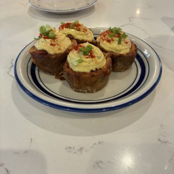 The Governor Modern Diner - Deviled Potato Skins - Breakfast & Brunch Near Me - Milford, Ohio The Governor Modern Diner - Deviled Potato Skins - Breakfast & Brunch Near Me - Milford, Ohio