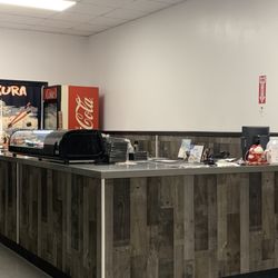 Sakura - Restaurant counter and sushi prep area