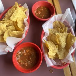 Very fresh; Chips con salsa