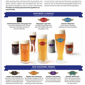 Airbräu - Menu (also has a scannable QR code link for English menu) - Bavarian Near Me - München Flughafen, BY Airbräu - Menu (also has a scannable QR code link for English menu) - Bavarian Near Me - München Flughafen, BY