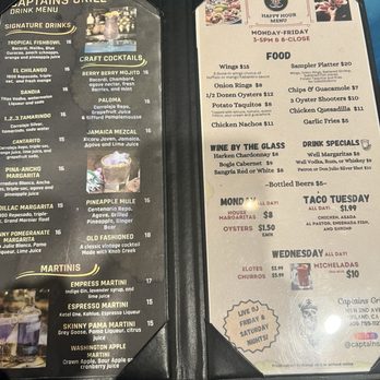 Captains Grill - Upland - Menu - Seafood Near Me - Upland, California Captains Grill - Upland - Menu - Seafood Near Me - Upland, California