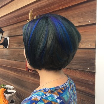 Silhouette - Blue Galaxy Hair by Allie - Hair Salons Near Me - Orleans, Massachusetts Silhouette - Blue Galaxy Hair by Allie - Hair Salons Near Me - Orleans, Massachusetts