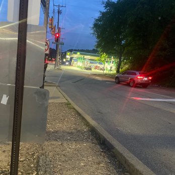 bp - View from bus stop of BP Gas / 7-Eleven - Gas Stations Near Me - Pittsburgh, Pennsylvania