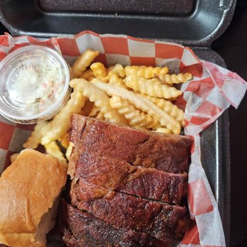 Ribbee’s - OG ribs with a honey hot bbq sauce side. - Barbeque Near Me - Fort Worth, Texas Ribbee’s - OG ribs with a honey hot bbq sauce side. - Barbeque Near Me - Fort Worth, Texas