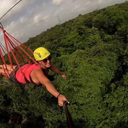Cancun Best Discounts Day Tours - Ziplining at Selvatica.. THE SUPER MAN!!! It was AWESOME!
