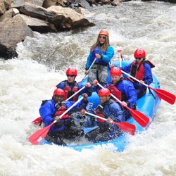 Mad Adventures - Clear Creek - Under the expert guidance of Thomas, we successfully navigated this Class IV rapid, without incident