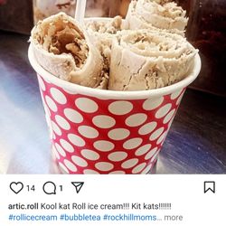 Artic Roll Ice Cream & Bubble Tea - Sooooo Gooodd!!!!!!!!