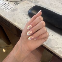 Chrome French tip