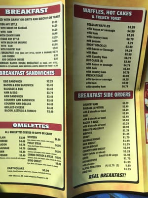 Menu photo 7 American Ranch House Tarrant, AL