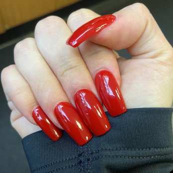 Escape Nails Spa - Sexy red - Nail Salons Near Me - Plano, Texas Escape Nails Spa - Sexy red - Nail Salons Near Me - Plano, Texas