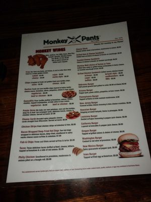 Menu photo 6 Monkey Pants Bar & Grill Tempe, AZ Menu photo 6 Monkey Pants Bar & Grill Tempe, AZ
