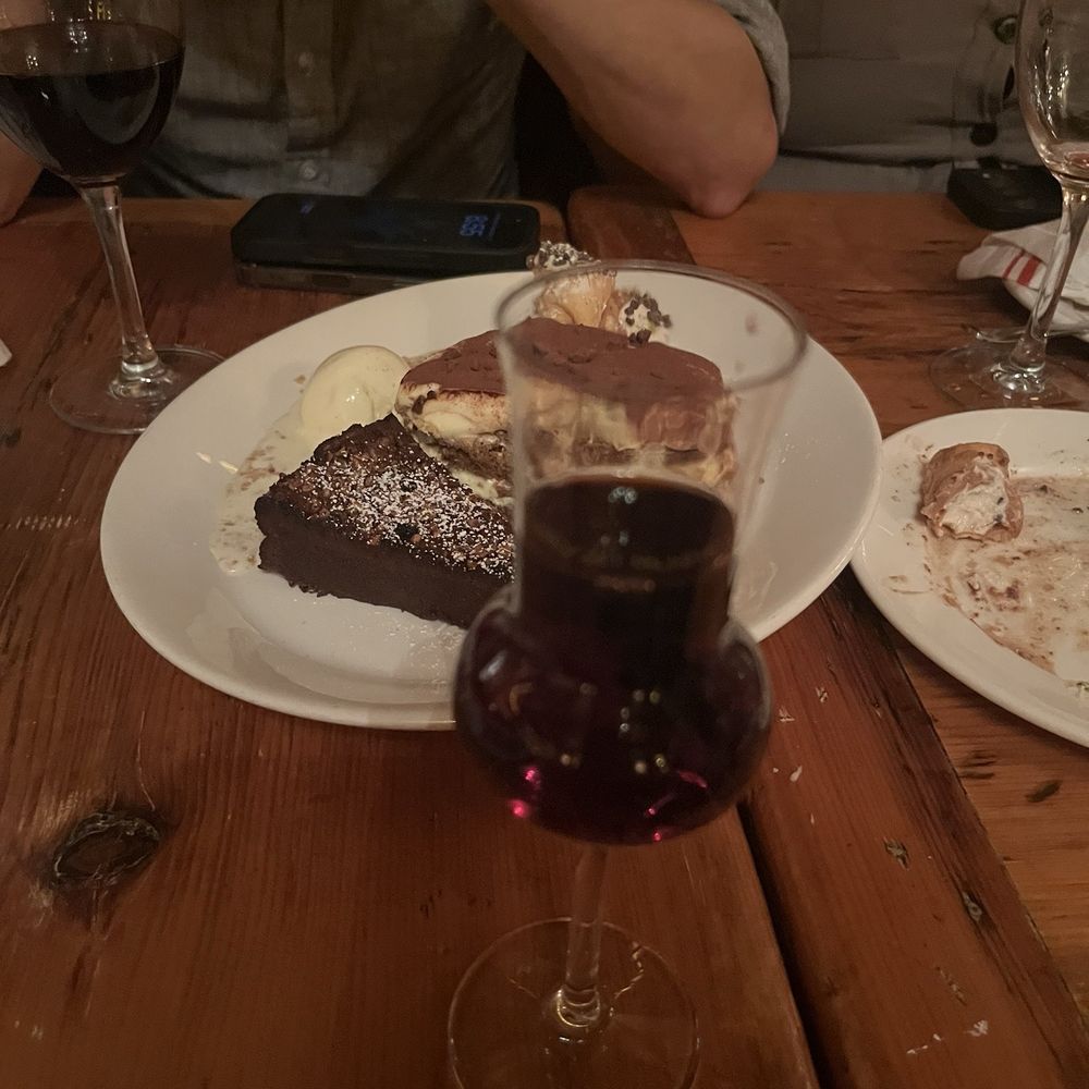 Port wine and dessert