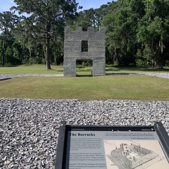 Fort Frederica National Monument - Remains of the barracks located north of town area. - Landmarks & Historical Buildings Near Me - St. Simons, Georgia