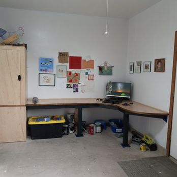 Garcia Remodeling Services - Garage Remodel - Custom cabinet and office desk - General Contractors Near Me Garcia Remodeling Services - Garage Remodel - Custom cabinet and office desk - General Contractors Near Me