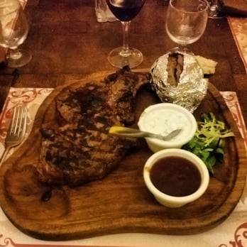 Le Gril Des Barbares - Entrecôte 600Gr sauce BBQ Polme au four et Crème ciboulette - French Near Me - Senlis, 60 Le Gril Des Barbares - Entrecôte 600Gr sauce BBQ Polme au four et Crème ciboulette - French Near Me - Senlis, 60