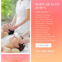 Body Health & Spa - Come and try our services
