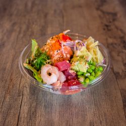 Pokeport Oceanside - rainbow signature bowl