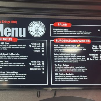 Crazy Gringo BBQ - Menu - Barbeque Near Me - Upland, California Crazy Gringo BBQ - Menu - Barbeque Near Me - Upland, California