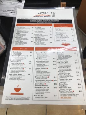 Menu photo 7 Asian Thai Kitchen Miami, FL