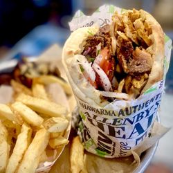 Tel Aviv Grill - Half Chicken Half Beef Shawarma Pita