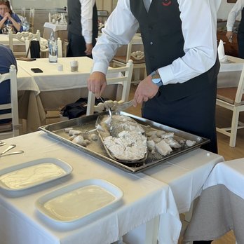 Faroleiro - Sea bass baked for 45 minutes in a thick coating of sea salt. - Portuguese Near Me - Cascais, 11 Faroleiro - Sea bass baked for 45 minutes in a thick coating of sea salt. - Portuguese Near Me - Cascais, 11
